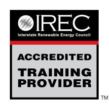 Interstate Renewable Energy Council Accredited Training Provider logo